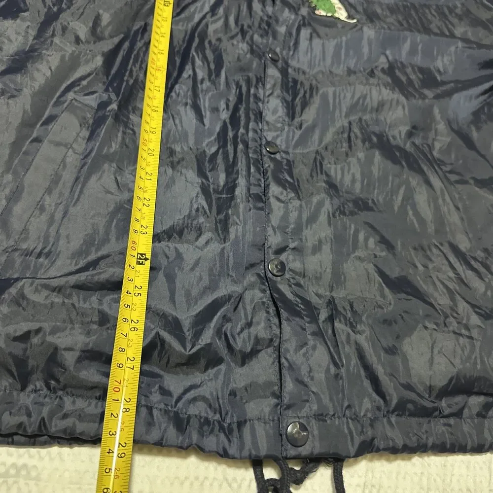 Ripndip Windbreaker Snap Button Jacket.  Happy Cat Nip XL Blue